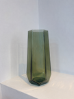 Jarrón Hexagonal Verde